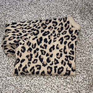 Men’s cheetah sweater